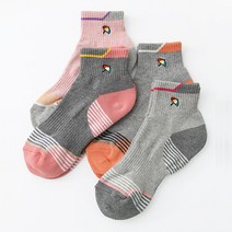 아놀드파마 여성 두꺼운양말 도톰한스포츠양말 레저용 운동할때신는 목짧은 쿠션 파일 단목 양말 4족