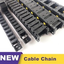 25x25 25x38 나일론 Mochine Towline 플라스틱 케이블 체인 드래그 사일런트 브리지 L 1m, 05 25x60 mm_05 150mm