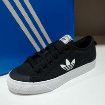 이랜드 [아디다스][에스마켓]아디다스 오리지날 니짜 트레포일 블랙 FW5185 NIZZA TREFOIL_ 청주점