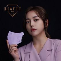 다이아핏 베이직 KF94 예쁜핏 2D새부리형 8컬러 보건용마스크 대형/중형/소형 개별포장, 대형(성인공통), 다크 그레이, 1매