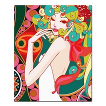 아디코 DIY 페인팅 명화그리기, 패션우먼 (40x50)