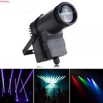 빔 프로젝터 미니 가정용 휴대용 홈 시어터 캠핑 10w dmx512 무대 조명 rgbw 디스코 led 핀스팟 라이트 dj 파티 ktv 미러 볼 핀 스포트 라이트, au 플러그