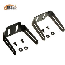 자동차 라이트 어셈블리 2pcs 12V 유니버설 COB Led 안개 화이트 블루 핑크 옐로우 그린 레드 엔젤 눈 DRL, 07 1 set Bracket_01 3.5inch