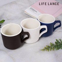 라이프란스 쁘띠 투톤 무지 무광 머그컵 도자기 북유럽 350ml, 그린