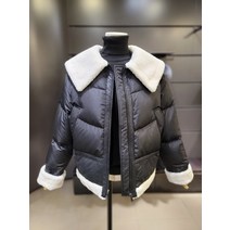 시슬리 구스 무스탕 숏 패딩 점퍼 SAPD37161(1306864)