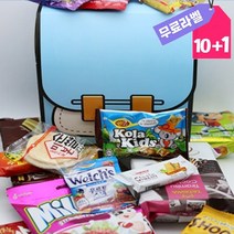 초등 최애 과자 15종 종합선물세트 구디백 블루