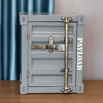 컨테이너스타일캐비닛 철제보관함 레트로인더스트리얼테이블, 인더스트리얼가구, E