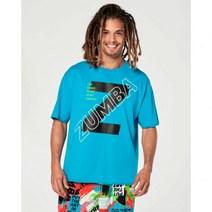 [미국 정품] 줌바 웨어 티셔츠 댄스 플로어 이즈 마이 캔버스 박시 상의 423917