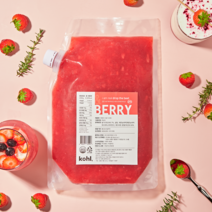 앤베리 딸기청 2kg/500g, 앤베리 2.5kg (당도낮음)