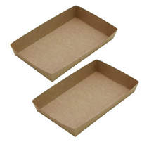 크라프트 종이트레이 15호 15.5 x 9.3 x 2.5 cm, 1개입, 300개