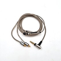 오디오 테크니카 ATH-LS50 LS70 LS300 LS200 LS400 E40 E50 E70 A2DC 이어폰 교체 용 3.5mm 스테레오 실버 도금 케이블, [01] Microphone