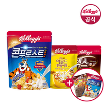 [사은품] 미니시리얼 (랜덤) + 켈로그 베스트 시리얼 & 그래놀라 전상품 콘푸로스트 리얼그래놀라, 미니시리얼 30g, 초코 후루트링 530g