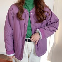 아이엠몽 여성 포켓 패딩 점퍼 아우터 방한 자켓 팰로