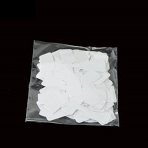 50/100 스퀘어 소 가죽 빈 가격 라벨 스티커 디스플레이 라벨 스티커 쥬얼리 스토어, 02 100PCS, 01 WHITE
