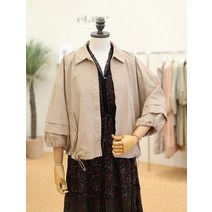 [써스데이 아일랜드] 숏 블루종 자수 점퍼 T216MJP138BE(1327495)