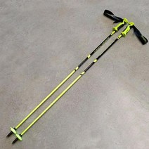 스키폴 풀카본 경기 소회전 스키 스틱 초경량 다양한길이 스키폴대, 형광그린, 115cm