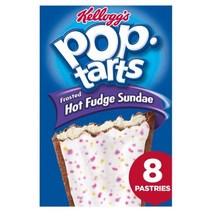 영국 켈로그 팝 타르트 토스터 핫 퍼지 선데 선디 48g 8 개입 Kelloggs Hot Fudge Sundae Pop Tarts 8X48g