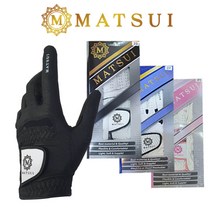 마쓰이 남성용 골프 장갑 양피 합피기능성 장갑 골프글러브, 합피, 합피2장 블랙21