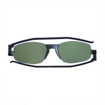 난니니 Solemio2 Classic 컴팩트 선글라스, Black/Dark Green