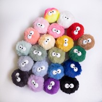신컬러추가![그립톡단품] 폼폼이 먼지 그립톡(26color), 연보라