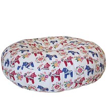 A.B Crew 일본 스타일 Zafu 명상 요가 볼스터 타타미 바닥 라운드 쿠션코끼리 45cm USA 미국, 19.7