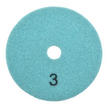 1PC 4 인치 100mm 건식/습식 다이아몬드 유연한 3 단계 연마 패드 화강암 연마 도구 바닥 폴란드어 돌 대리, CHINA, Grit 3