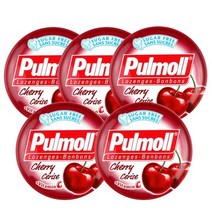 펄몰 무설탕사탕 슈가프리 캔디 간식 체리맛, 5개, 45g