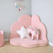 북유럽 대형 침대 벽가드 매트 범퍼쿠션, 5 핑크미디엄6060cm4개세트