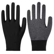 절연장갑 전기 고압 220v 절연 장갑 기사 특수 저전압 전문 고무 배전실 라이브 작업 노동 보호, 하나의 크기는 모두 맞는, 블랙 나일론 비즈 장갑【2켤레