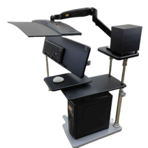 접이식 테이블 노트북 베드 누워보는 눕서대 각도조절, B (사양-사진참조)