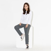마롱패션 안드라데 강 스판 밴드 바지 세미 팬츠 여자 슬랙스 여성
