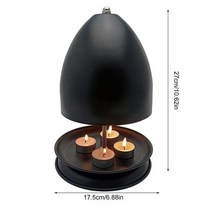 소형라디에이터 방열기 온수 전기 사무실 가정용 Heating Candle Stove | Tea Light Oven Metal Radiator D, 01 dual base