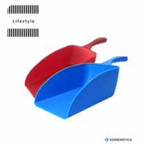 곡물바가지 계량 삽 밀가루 사료 스쿠프 스쿱 소 1L, 파랑