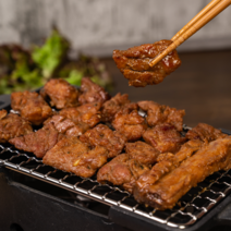 한땀푸드 국내산 수제 양념 돼지갈비, 700g(2인분) 지퍼파우치