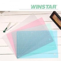윈스타 반투명 커팅매트 A3 데스크매트 셀프힐링 컷팅, 핑크
