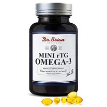 닥터 브라이언 알티지 초임계 rTG 오 메가 3 프로 500mg 미니 130 소프트젤, 130 카운트(1팩)