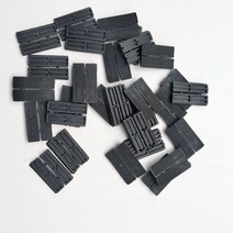 3mm 유리 스페이서 2in1 압착 블록 플라스틱 고정구 도어 윈도우 브레이크 브릿지 클램프 피팅, 01 2 in 13mm패드（500개）