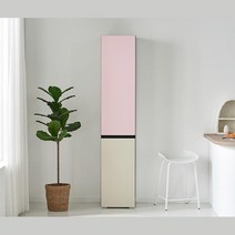 주방 거실 작은방 옷방 40cm폭 도어수납장 조리대추천, 올화이트