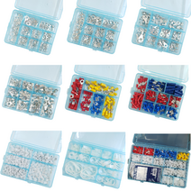 TOSKO 터미널 단자 압착 전선연결 링형 집게형 전기 배선 세트 9종, TKPG-01