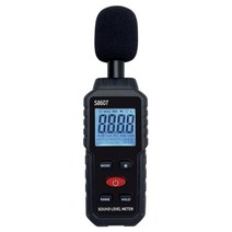 층간소음측정기소음 감지기 30-130dB 미니 데시벨 모니터링 장치 백라이트가있는 고정밀 사운드 레벨 미터, 한개옵션1