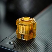 MUYI EDC 티타늄 합금 래칫 스냅 코인 핑거팁 자이로 하드코어 감압 완구 신제품, PEI beads