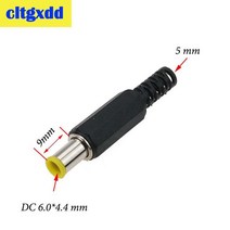 Cable DC 전원 6.0x4.4 5.5x2.1 2.5 5.0x3.0 4.0x1.7mm 3.5x1.35 수 플러그 잭 소켓 PCB 마운트 DIY, 08 DC6.0 4.4mm_01 기타