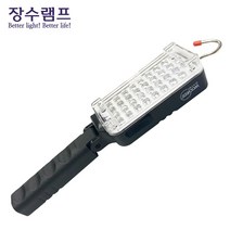장수램프 LED 충전작업등 34구 다용도 작업등 랜턴 손전등 캠핑등, 혼합색상, 1개