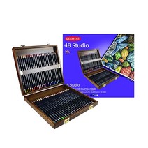 동아측기 [더웬트] 스튜디오 색연필 48색 우든 박스