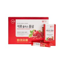 석류 플러스 홍삼 10glx30포 중년여성 갱년기 여성을 위한 선물세트 추석 명절, 1개, 기본