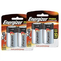 에너자이저 맥스 MAX 건전지 D 2개입, 2개