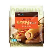 청정원 쫀득쫀득 오리지널 핫도그 냉동 10개입 육즙 어린이간식 750g 가정간편식 자취음식, 8세트