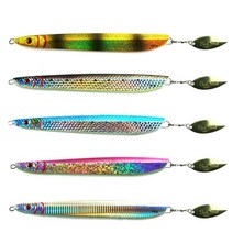 홀로그램 분사코팅 바다낚시지그 낚시채비 낚시용품점, 1개