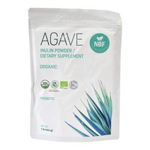 NBF USDA오가닉 아가베 이눌린 파우더 454g-프리바이오틱 Organic Agave Inulin Powder Non-GMO (미국)