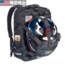 정품 자전거백팩 Sresk 남성용 오토바이 헬멧 백팩 대용량 몰리 방수 확장 가능 - 스포츠 야외 활동을 위한 농구 수하물 보관, Black